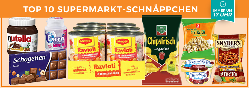 Top 10 Supermarkt-Schnäppchen der KW 33 🛒 - z. B. 6 Dosen Maggi Ravioli für 7€ 🍝