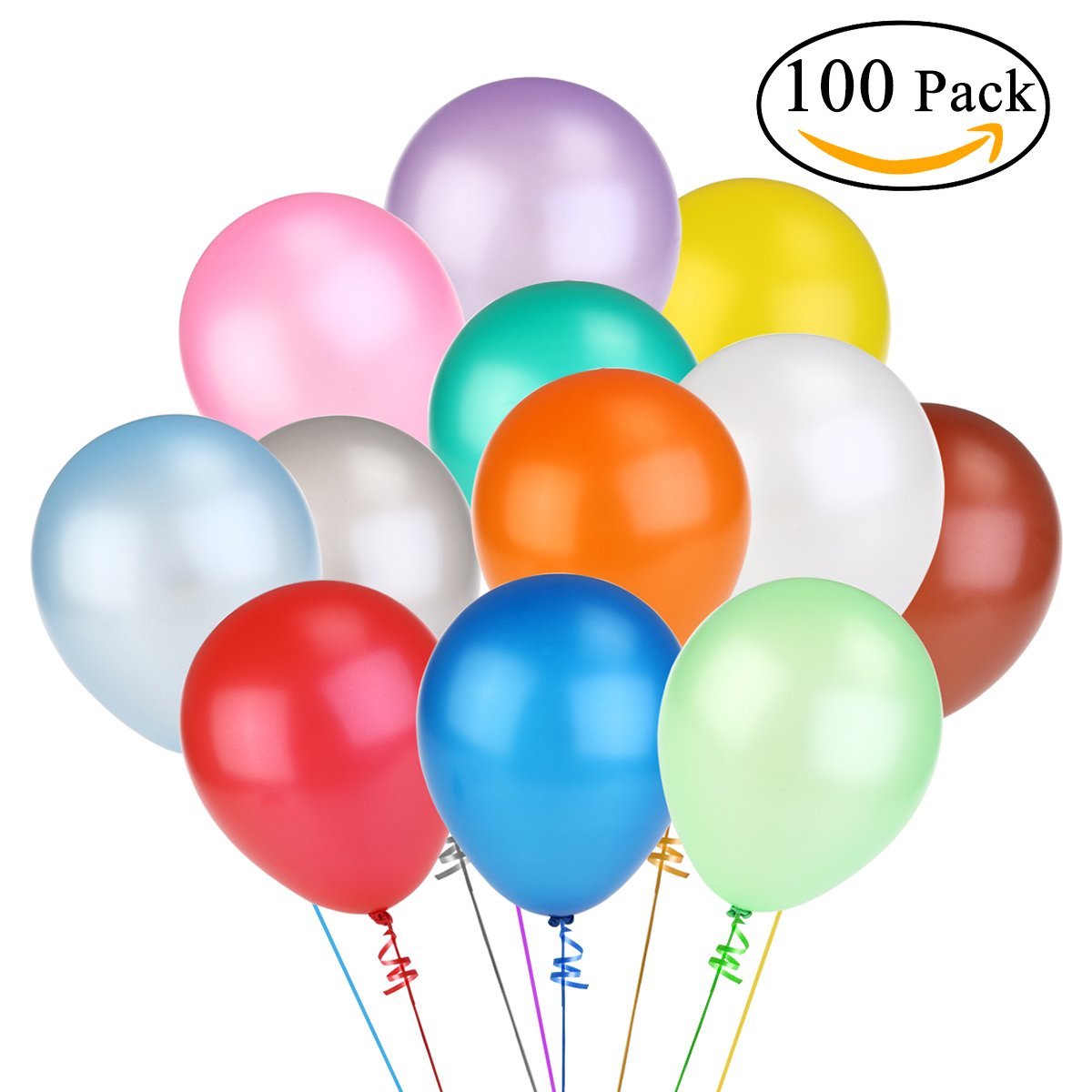 100 Luftballons Metallicoptik für 4,79 € Amazon Prime
