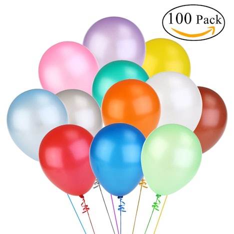 100 Luftballons Metallicoptik für 4,79 € Amazon Prime