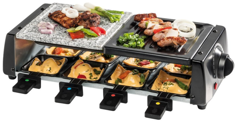 Medion MD15601 für 15€ - Raclette Grill mit Stein und Grillfläche
