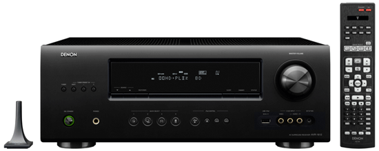 Denon AVR 1612 für 230€ - 5.1 AV-Receiver mit 3D, HDMI, 5x 120 Watt, UKW-/MW-Tuner