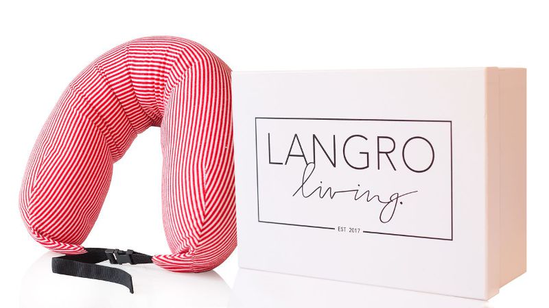 3in1 Reisekissen, Nackenkissen, Nackenrolle - In schöner Geschenkebox