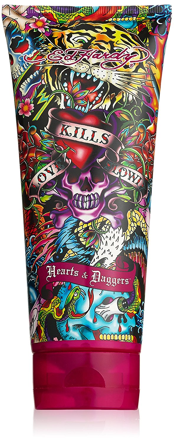 Ed Hardy Hearts &amp; Daggers femme/women, Body Lotion, 1er Pack (1 x 200 ml)