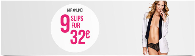 9 Slips für 32€ bei Hunkemöller - kostenlose Abholung in der Filiale *UPDATE*