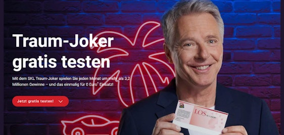 SKL Traum Joker gratis testen - jeden Monat Chance auf 3,2 Millionen Gewinne 🍀🤞