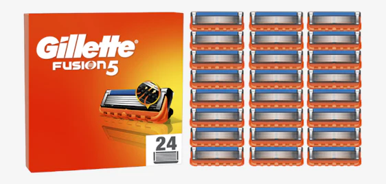 Jahresvorrat 🪒 24x Gillette Fusion 5 Klingen für 55€ 🧼