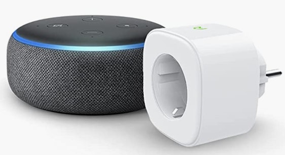 Amazon Echo Dot (3. Gen.) + Meross Smart Plug Steckdose für 23€ – smarter Lautsprecher mit Alexa (Prime)