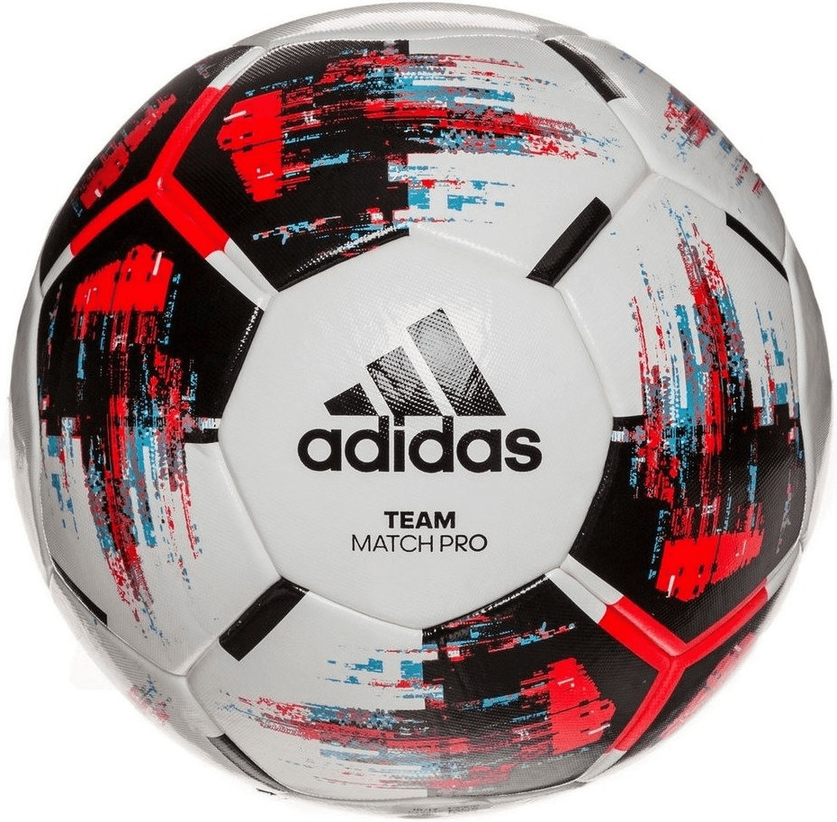Adidas Fußball Team Match Pro OMB für 40€ - Fußball in Größe 5, weiß/rot