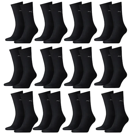 12+1 Paar Puma Business Socken in 6 Farben für 33€
