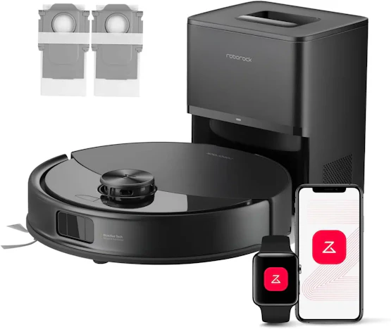 roborock Q10 S5+ Set mit Absaugstation (Schwarz)