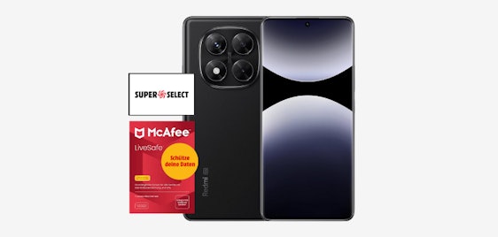 Xiaomi Redmi Note 14 Pro 5G für 1€ + McAfee im 25GB Super Select Allnet-Tarif für 9,99€ mtl. 📱