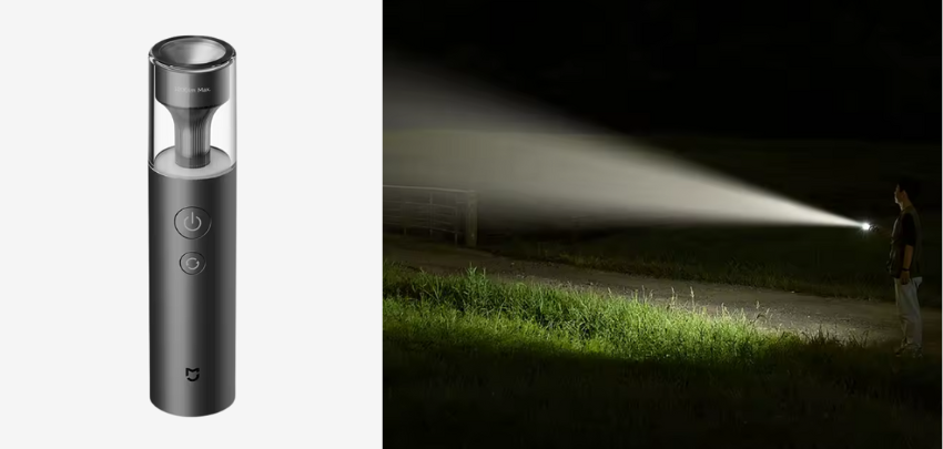 Xiaomi Mijia LED-Taschenlampe für 17€ - 1000 Lumen, IP65 wasserdicht, 30h Akkulaufzeit