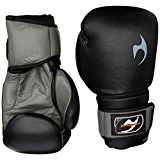 Ju-Sports Boxhandschuhe Sparring Master Pro Heavy Duty, Schwarz/Grau, XL, 6001318
