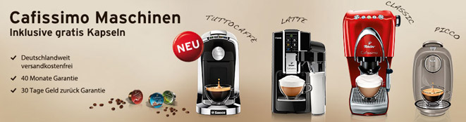 Cafissimo Classic oder Compact für je 49€ - Kapselmaschinen *UPDATE*