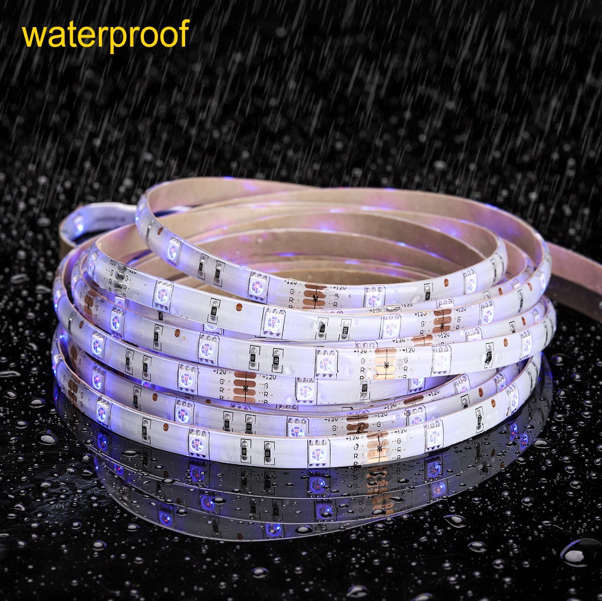 RGB LED Strip Set, Wasserdicht bis 5 Meter
