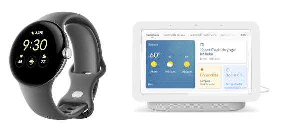Google Pixel Watch + Google Nest Hub (2. Gen.) für 379€ – Smartwatch + Speaker im Set