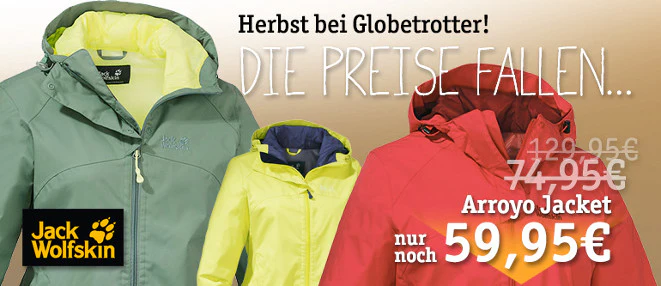 Globetrotter Sale Jack Wolfskin schnaeppchenfuchs