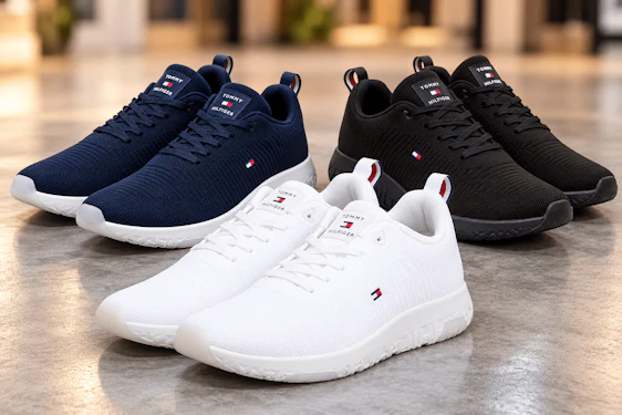 Tommy Hilfiger Runner Sneaker für 50,07 € Weiß, Blau, Schwarz