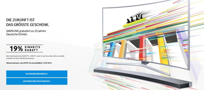 Samsung-Reunion-Promo---19-prozent-Rabatt-auf-ausgewählte-Samsung-TVs-und-Soundbars