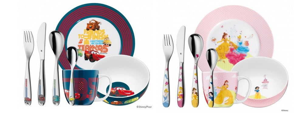 WMF 7-teiliges Kinderset Cars oder Princess für je 25€