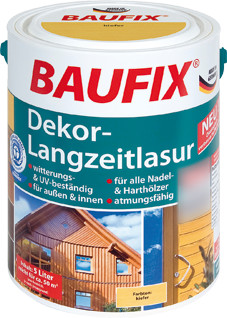Aktion: Baufix Dekor-Langzeitlasur 5 l Nussbaum 21% günstiger