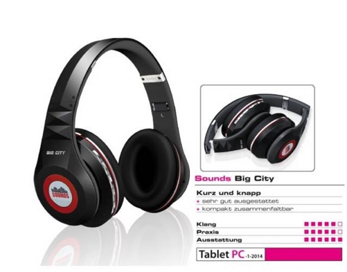SOUNDS Big City Bluetooth Kopfhörer Headset für 28€