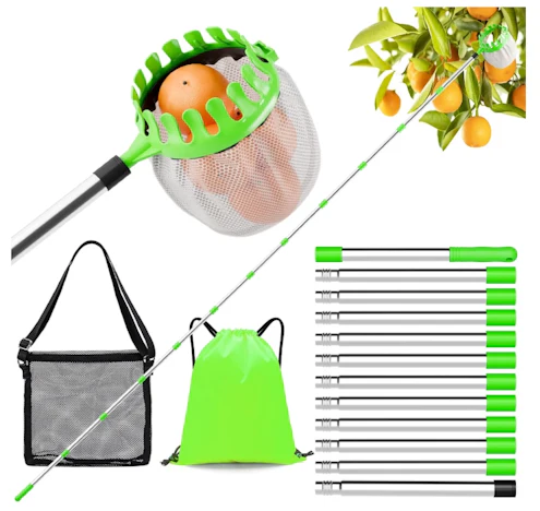 40% Rabatt:Teleskopstiel Obstpflücker – nur 11.39 €