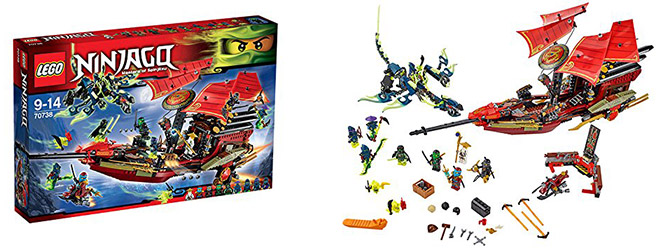Lego 70738 Ninjago für 90€ - der letzte Flug des Ninja-Flugseglers