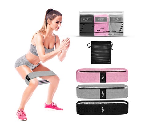 LIXADA Fitnessband - 3X Widerstandsbänder zum Muskelaufbau / Strecken