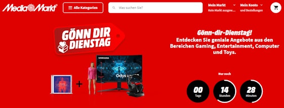 Gönn Dir Dienstag bei Media Markt – die Top 5, z.B.: Seagate One Touch Portable 5TB rot für 91€