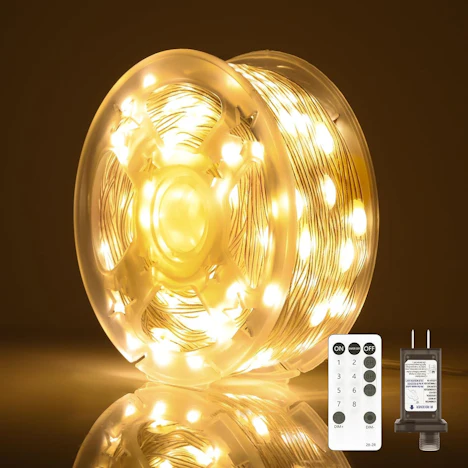 20M 200LED Weihnachtslichterkette Innen, Lichterkette Weihnachtsbaum [Energieklasse