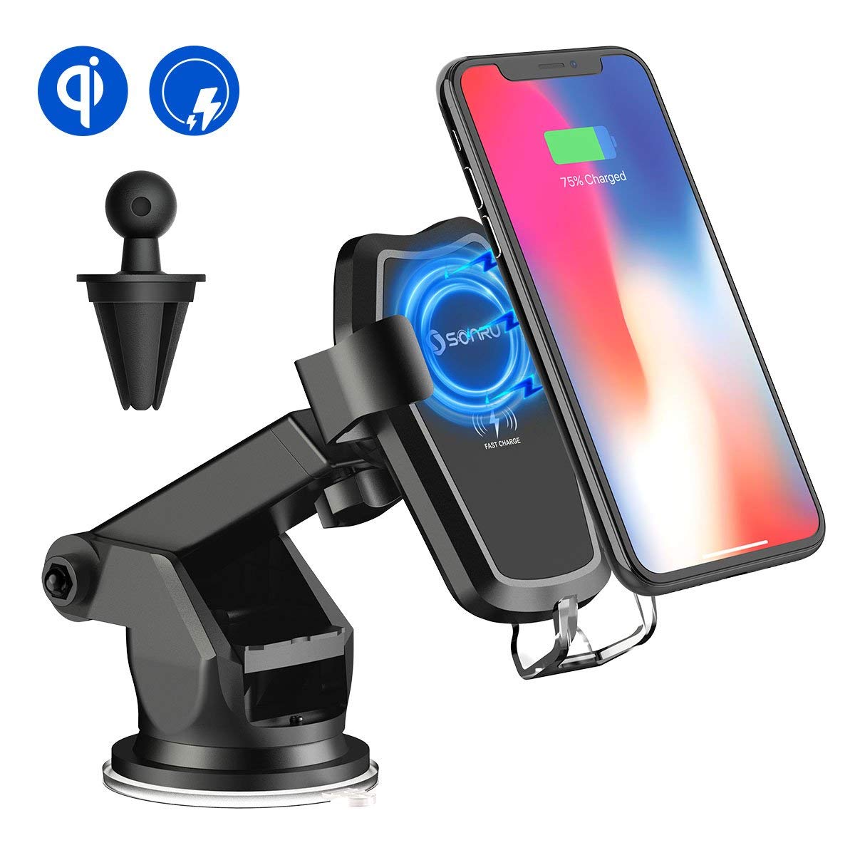 QI-Handyhalterung fürs Auto -40% mit Gutscheincode