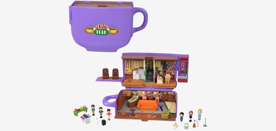 Perfekt für Weihnachten! Polly Pocket Friends Schatulle für 27€ - Central Perk Design, 6 Figuren