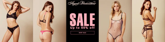 Bis zu 50% Rabatt im Sale bei Agent Provocateur - hochwertige Lingerie und Dessous
