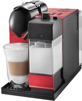 DeLonghi Nespresso Lattissima+ Passion Red für 149€ – Kapsel-Kaffeemaschine mit 100 Kapseln