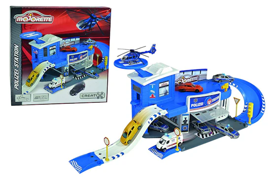 Majorette 212050012 - Creatix Polizei-Parkgaragen Station für 9,38 EUR