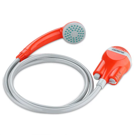 32% Rabatt Camping Dusche + Tauchpumpe Brause + Aufladbare Batterie für 24€ inkl. Versand
