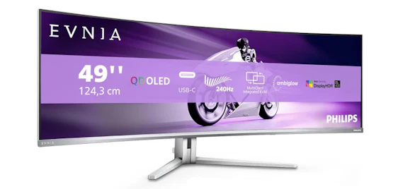 Philips Evnia Curved Gaming-Monitor für 799€ - Ultrawide-Gaming mit OLED-Bildqualität und 240 Hz 🔥