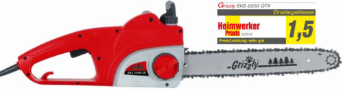 Grizzly Elektro-Kettensäge EKS 2200-2 QTX Motorsäge für 59€