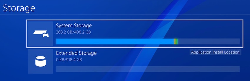 Playstation Update externe Festplatte