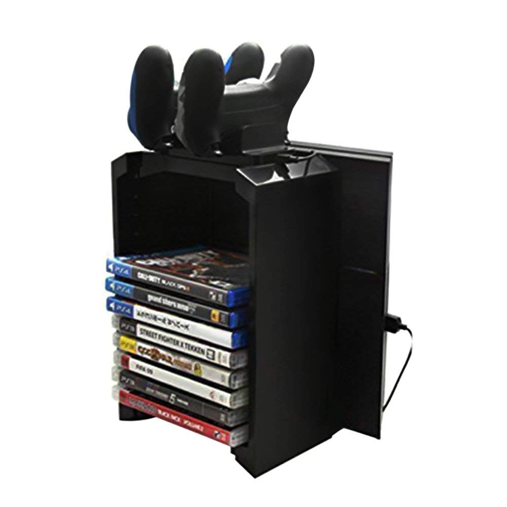 7€ Rabatt  Docooler Multifunktional Ständer-Kit GAMES TOWER + LADESTATION für PlayStation 4 PS4 mit Dual Controller 