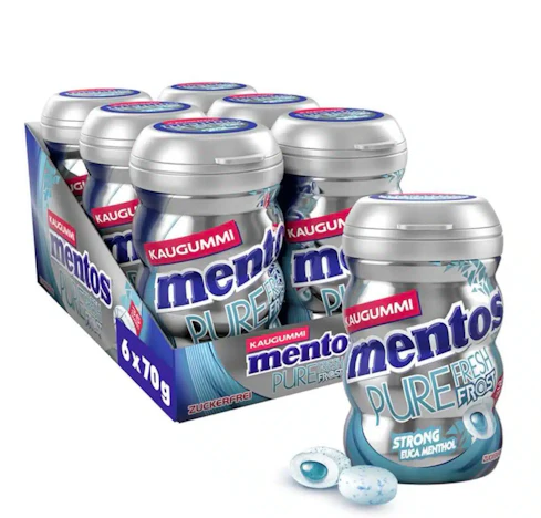Mentos Kaugummi Pure Fresh Frost 6x35 Stück für 13,92€(statt 15,75€)