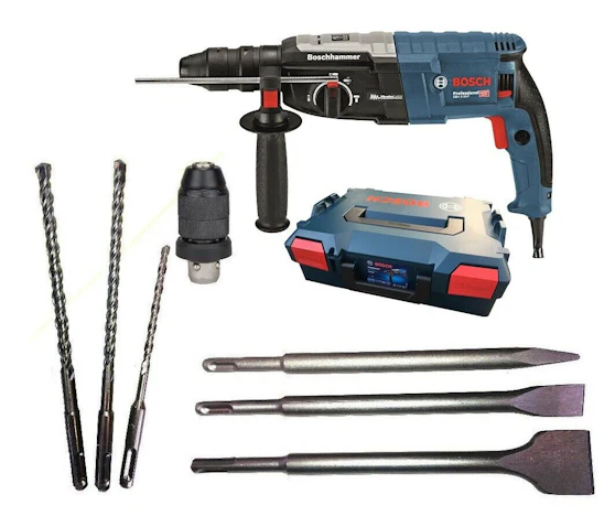 Bosch Bohrhammer GBH 2-28 F in L-BOXX +3 Bohrer +3 Meißel für 179,10 EUR inkl. Versand