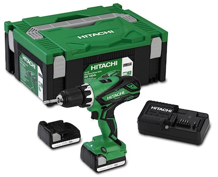 Hitachi DS 14 DJL für 111€ – Akkuschrauber mit 14,4 Volt und 2 Akkus