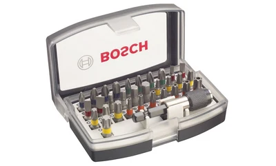 BOSCH Schrauberbit-Set 32-tlg. mit Bithalter, 2607017319