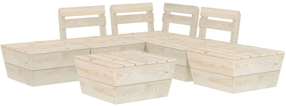 37% Nachlass auf vidaXL 6-tlg. Garten-Paletten-Lounge-Set (3063717)