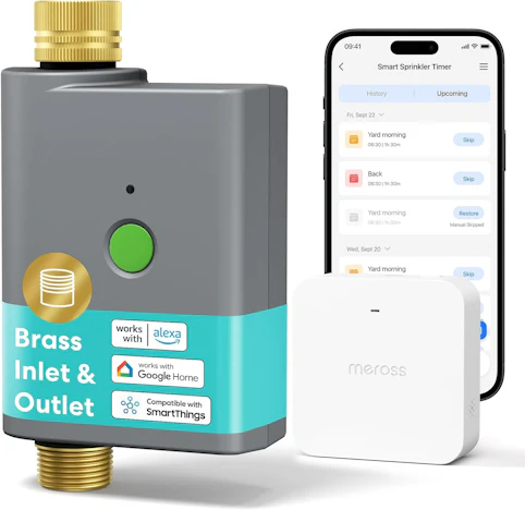 meross Bewässerungscomputer WLAN mit Smart Hub