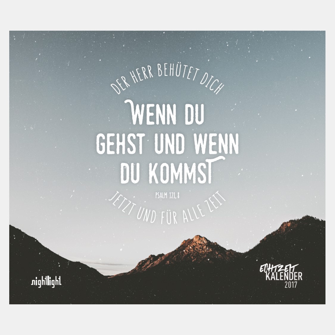 Kostenfreier Kalender "ECHTZEIT 2017" inkl. monatliche „Online Video-Serie“