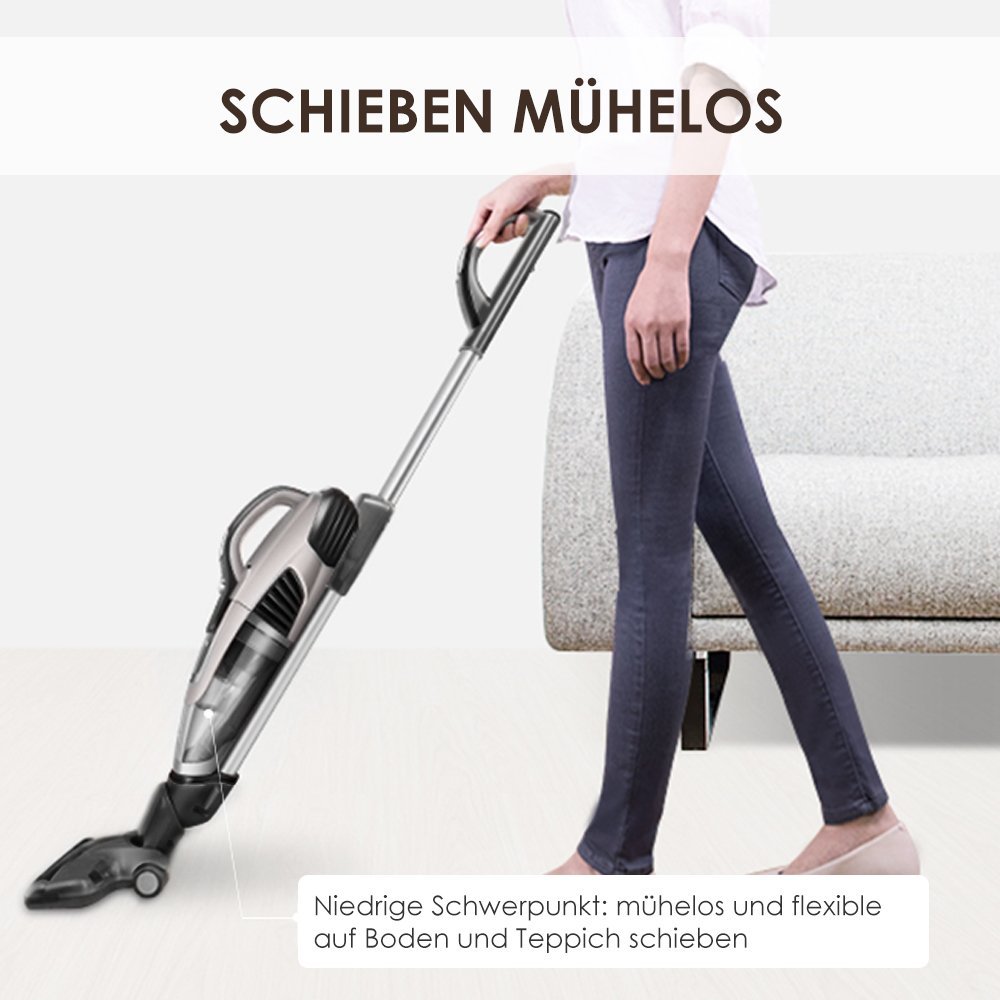 21,6 V 3-in-1 Akkusauger Kabelloser Staubsauger für 89,98€ statt Preisvergleich 124,98€
