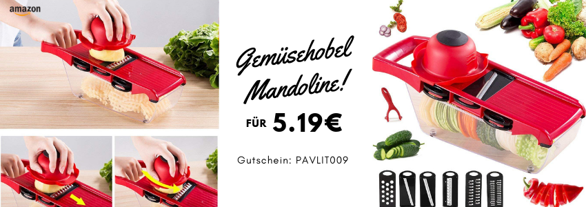 6 in 1 Gemüseschneider für nur 5.19 Euro